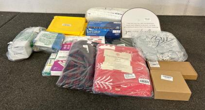 (4) Mesh Cooking Trays, (3) Rechargeable Grooming Kits, (1) Furniture Salve, And More