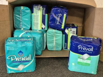 (10)Prevail Products (L Disposable Underpads)