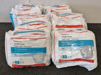 (10) Cardinal Health Underwear (2XL)