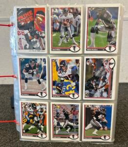 (1) Binder Filled With NFL Sports Cards