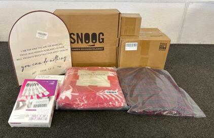(2) Rechargeable Grooming Kits, (4) Coffee Syrup Dispensers, (2) Blankets, And More