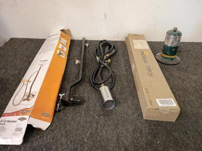 Propane Torch, 3 Outlet Distribution Post for Propane Tanks, Small Propane Tank W/ Stand