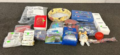 (10) KungFuPet Cat Water Fountain, (1) Dog Knee Brace, Collars, And More