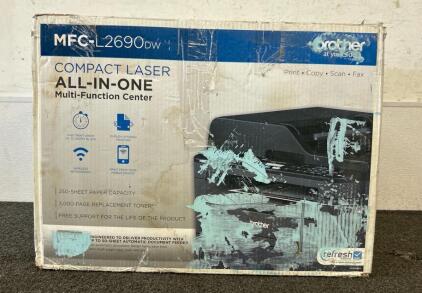 (1) Brother MFC-L2690DW Compact Laser All-In-One Multi-Function Center