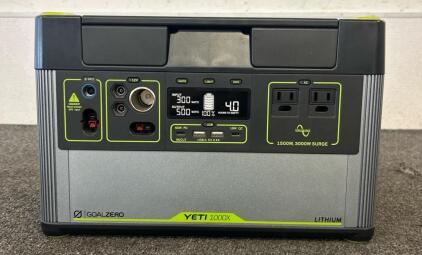(1) Goal Zero Yeti 1000X Portable Power Station