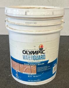 (1) Olympic Water Guard Transparent Wood Stain And Sealer