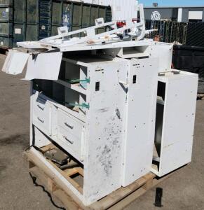 Industrial Laboratory Fume Hood, Approx. 72x48x60 in, Metal Construction