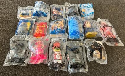 (16) Collectible Old McDonalds Toys In Original Packaging Including Shrek Forever After, Barbie A Fairy Secrect, And More