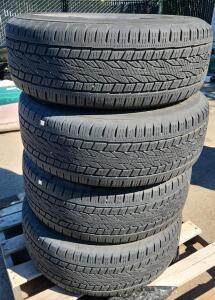 Continental 275/60 R20 Tires with Alloy Rims, Load Index 115, Speed Rating T