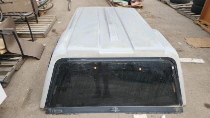 Century Truck Camper Shell, Fiberglass, Grey, Sliding Side Windows