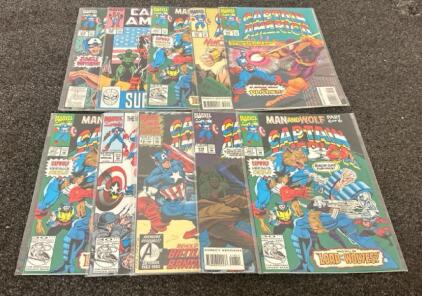 (10) Captain American Comics In Packaging