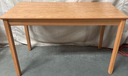 Wooden Table H 2&rsquo; 3.5&rdquo; W 4&rsquo; L 2&rsquo;
