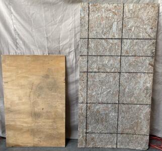 (7) Various Plywood Pieces H 8&rsquo; W 4&rsquo;, H 6&rsquo; W 3&rsquo; H 4&rsquo; W 2&rsquo;, H 7&rsquo; 1&rdquo; W 3&rsquo; 6&rdquo;
