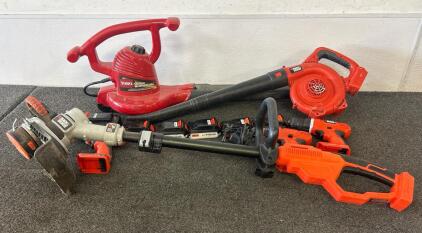 (1) Toro Ultra Blowet Vac, (5) 20V Batteries With Charger, (3) Lithium Drills, And More