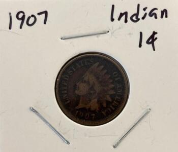 (10) Indian Head Cents 1900-1907