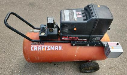 Craftsman 5HP Air Compressor, 25 Gallon, Model 919.152941, 125 PSI Max