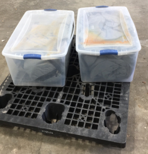 (2) Grey Car Covers
