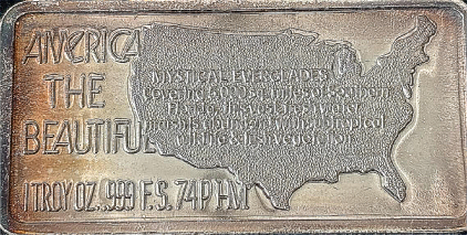 &ldquo;America The Beautiful&rdquo; Troy 1oz .999 Silver Mystical Everglades Bar