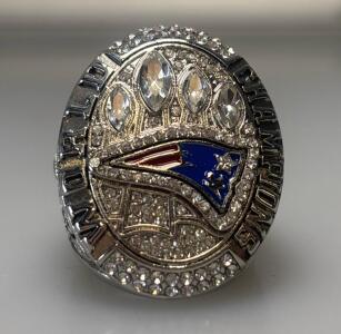 2014 New England Patriots Super Bowl World Champions Diamond Ring Size 11