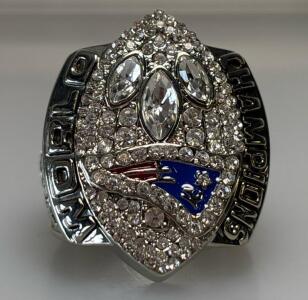 2004 New England Patriots Super Bowl World Champions Diamond Ring Size 11