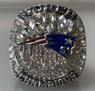 2018 New England Patriots Super Bowl World Champions Diamond Ring Size 11