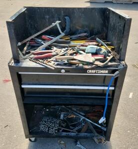 Craftsman Tool Chest with Tools, Black, Mobile, 2-Drawer, Various Hand Tools