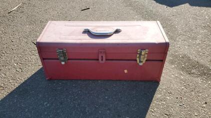 Stack On Red Metal Tool Box