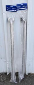 (2) *New* Pamex Heavy Duty Stainless Steel Grab Bars