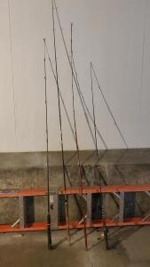 (4) Vintage Fishing Rods