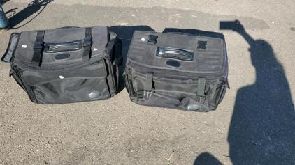 (2) Black Rolling Offices Bag