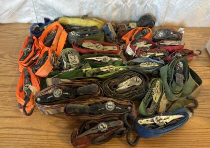 Assortment Of Tie Downs 25+ Straps
