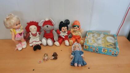 Collection of Vintage Dolls