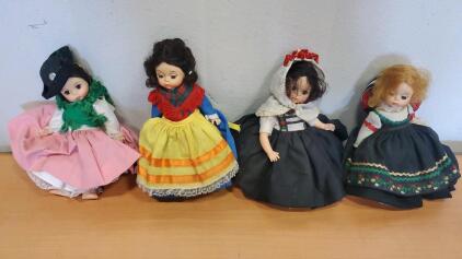 (4) Vintage Madame Alexander