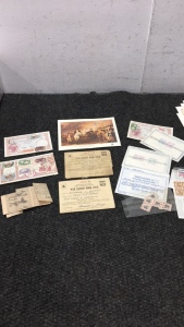 Vintage Stamps And War Ration Books WW2 And More