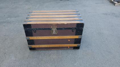Vintage Wooden Trunk