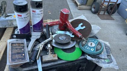 Assorted Body Shop Items & Tools
