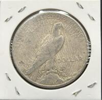 1923 Peace Dollar Coin, 90% Silver, Philadelphia Mint - 2