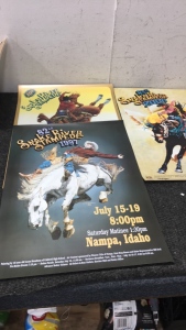 (3) Original Snake River Stampede Posters