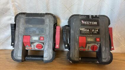 (2) Vector Battery Jump Boxes