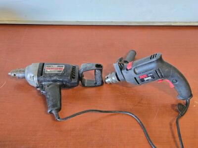 Sears Craftsman Corded &frac12;" Drill & Skil Slugger Corded hammer Drill w/ Handle