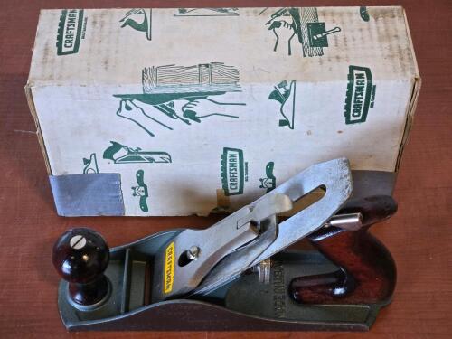 Vintage Craftsman Wood Smooth Planer w/ Original Packaging