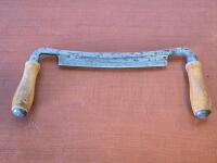 (3) Vintage Woodworking Draw Knives: Witherby, Worth & Pexto - 2