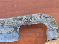 (3) Vintage Woodworking Draw Knives: Witherby, Worth & Pexto - 3