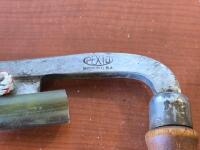 (3) Vintage Woodworking Draw Knives: Witherby, Worth & Pexto - 7