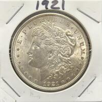 1921 Morgan Silver Dollar - U.S. Mint, 90% Silver Composition