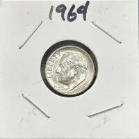 (4) Total 1963 & 1964 Roosevelt Dimes, United States, Silver Composition - 8