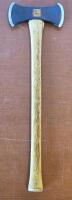 Vintage Genuine Norlund Hudson Bay Double Edge Axe w/ Original Leather Case - 2