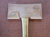 Vintage Genuine Norlund Hudson Bay Double Edge Axe w/ Original Leather Case - 5