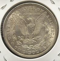1921 Morgan Dollar, United States Mint, One Dollar, 90% Silver Coin - 4