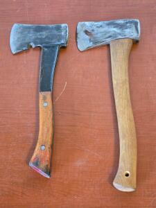 (2) Vintage Hatchets: Bridgeport "Be Prepared" & Vaughan Value Brand